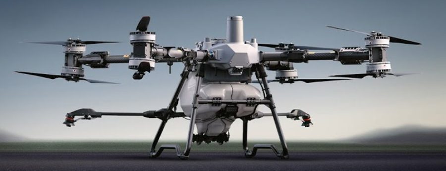 Agricultural spraying drone