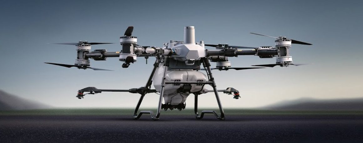 Heavy-lift agricultural spraying drone